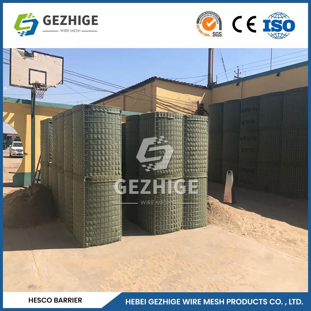 Gezhige Hexagonal Wire Woven Gabion Netting Fabricação resistência química alta resistência Saco PP Gabion China mais rede móvel soldada Barreira