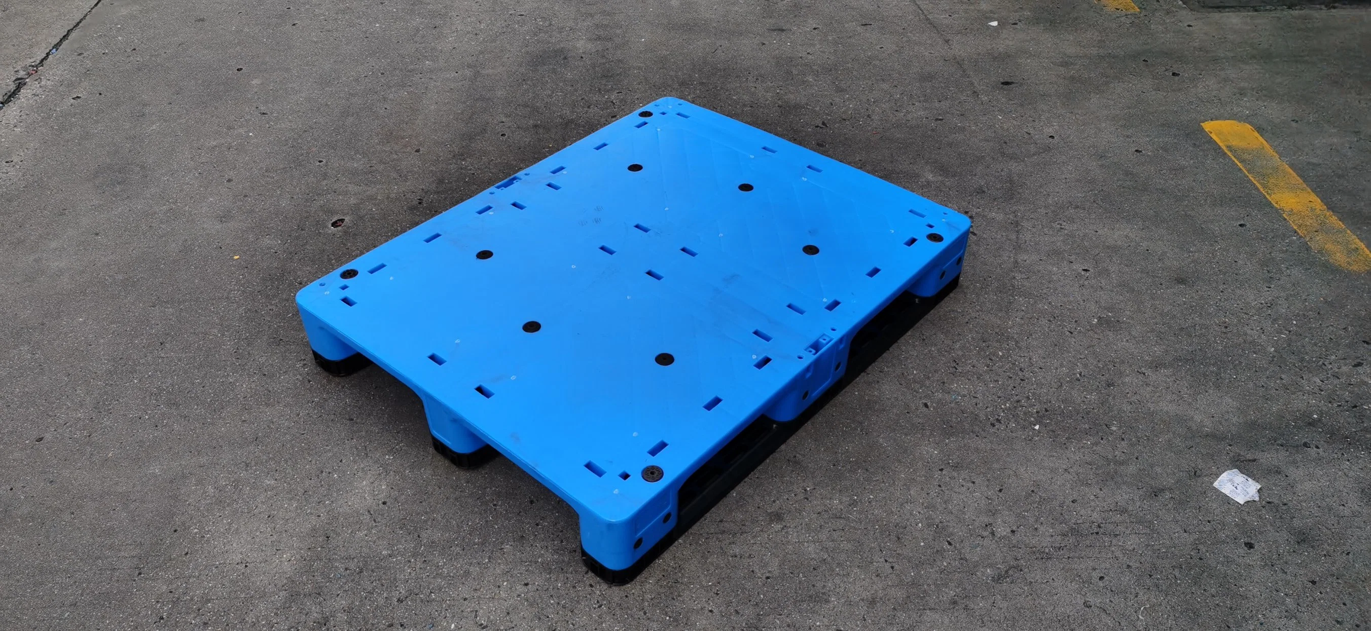 1000X800mm Solid Surface Plastic Pallet for Warehouse Rack