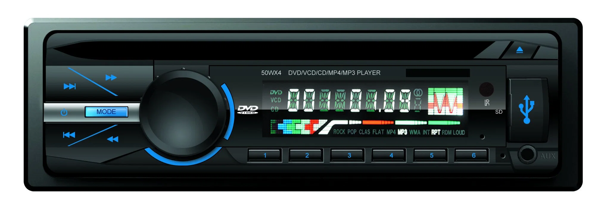 Günstige Preis Univeral 1 DIN Auto CD / DVD-Player mit USB/SD/Aux