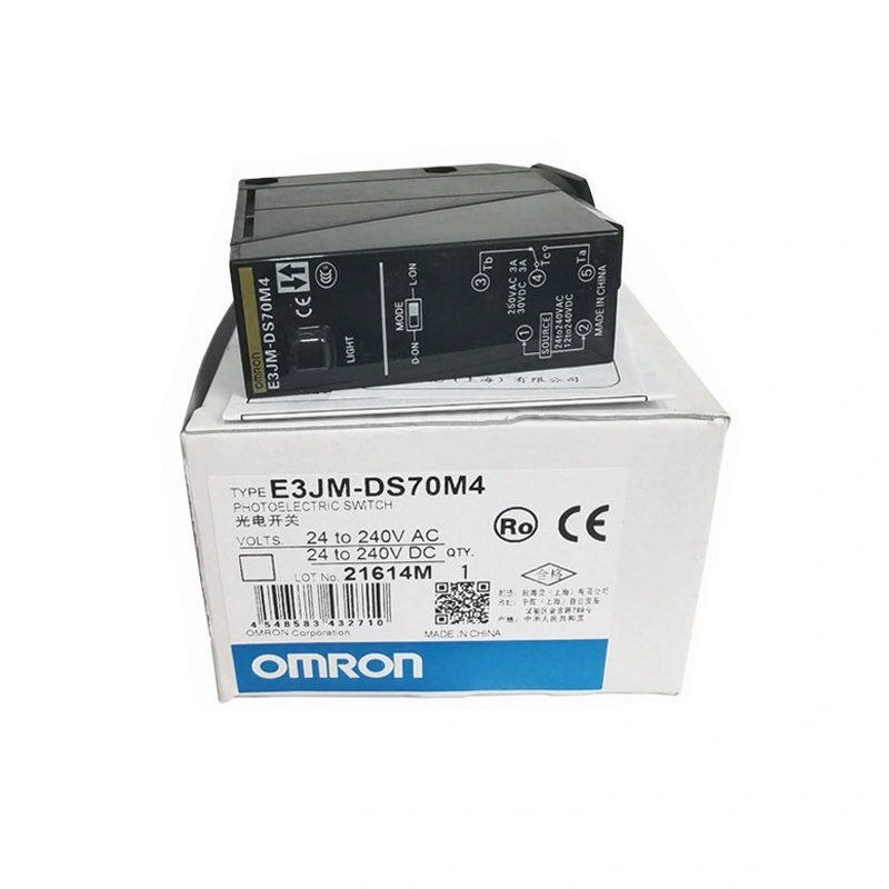 الحساسات البصرية علامة تجارية E3z-L63 2m Sensor PhotoElectric Switch Omron Omron جديد وأصلى