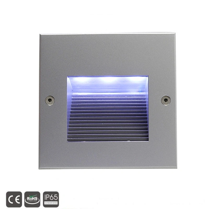 3W 220V~240V Outdoor Recessed LED Wall Stairs Step Lights