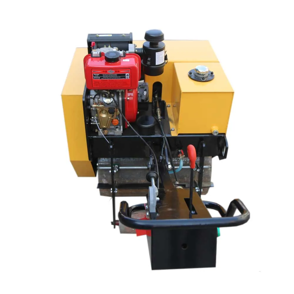 Hand Operated Compactor Mini Road Roller Small Single Drum Roller