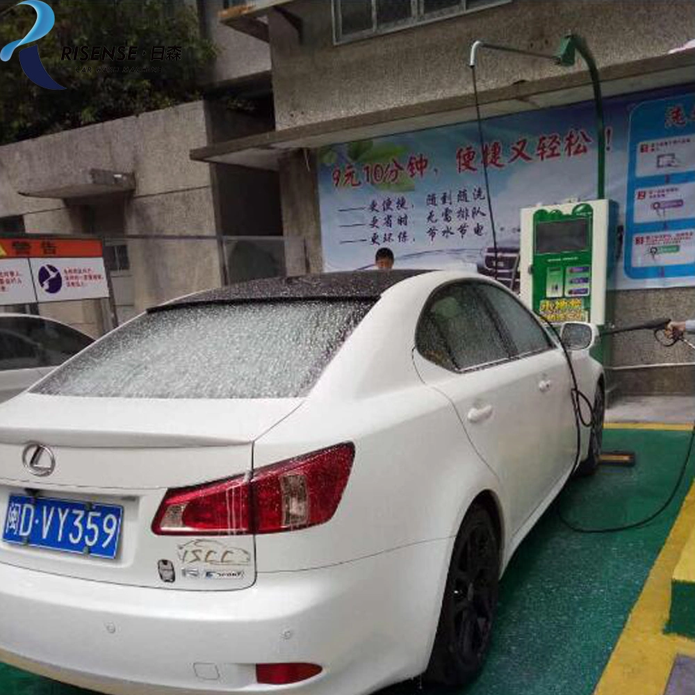 Actionné manuellement nettoyant voiture lavage de la machine à haute pression de l'eau , le shampooing et le vide