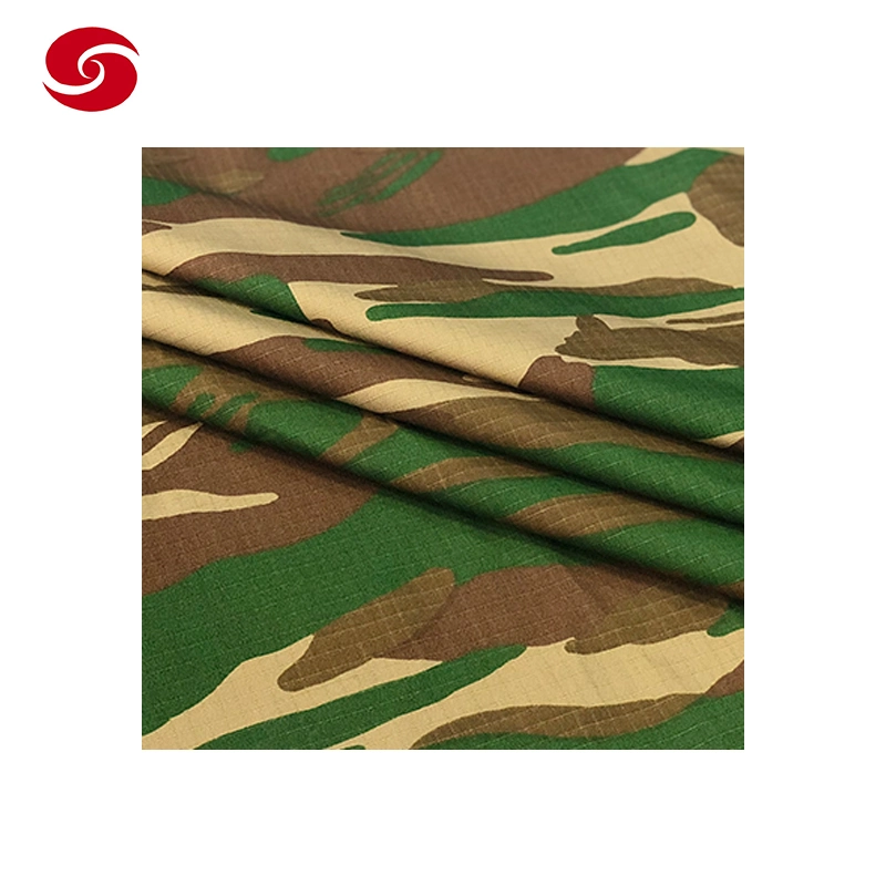 Zambia Camouflage Military Tc Ripstop Fabric for Uniform Use