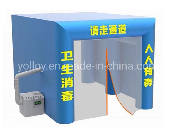 Túnel de esterilización inflables temporal Vetter ducha descontaminación carpas