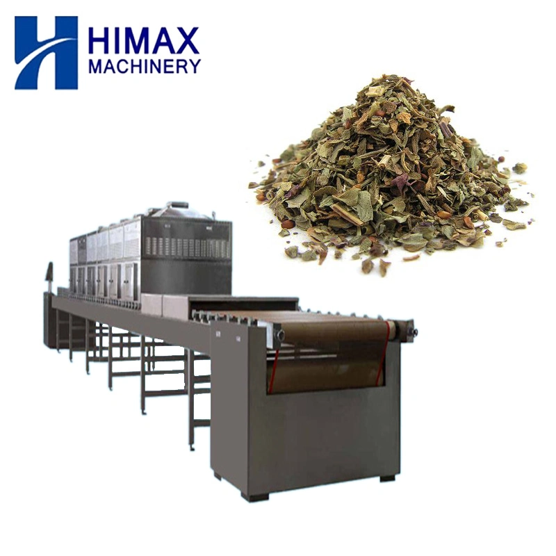 Fully Automatic Industrial Microwave Food Dryer Tea Drying and Sterilization Machine Equipment