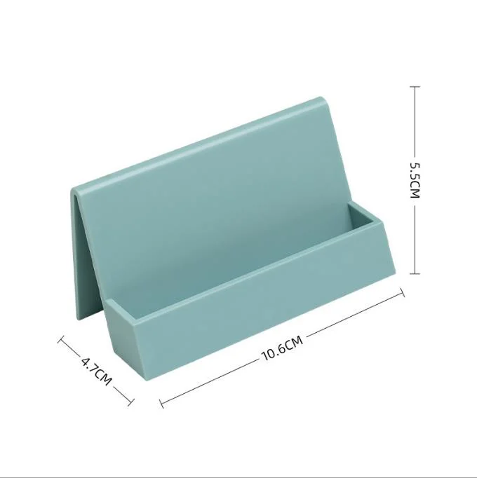 Space-Saving Plastic Name Card Holder for Meeting Room and Office