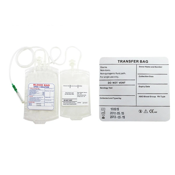 Surgical Blow Extruded Double Blood Bag