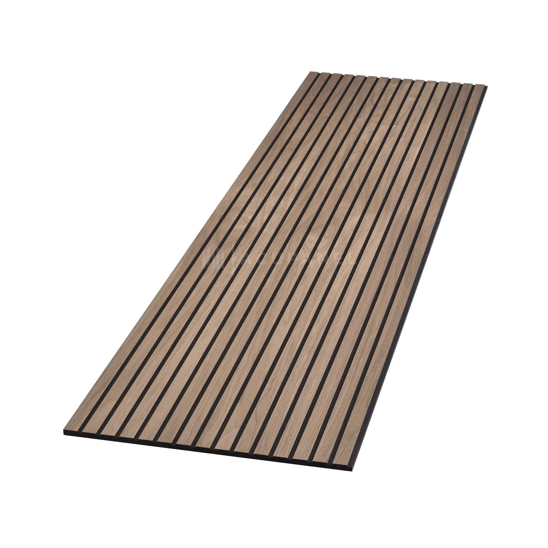 Sound Absorption Decorative Board Pet and Slatted Wood Veneer Acoustic Panel for Interor Wall and Ceiling