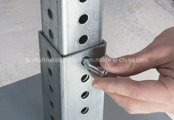 Sheet Steel Metal Fabricated Galvanized Steel Breakaway Square Post System Brackets for Road Traffic Sign Posts