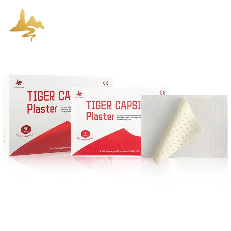 Chinese Herbal Medical Pain Relief Patch Porous Tiger Capsicum Plaster