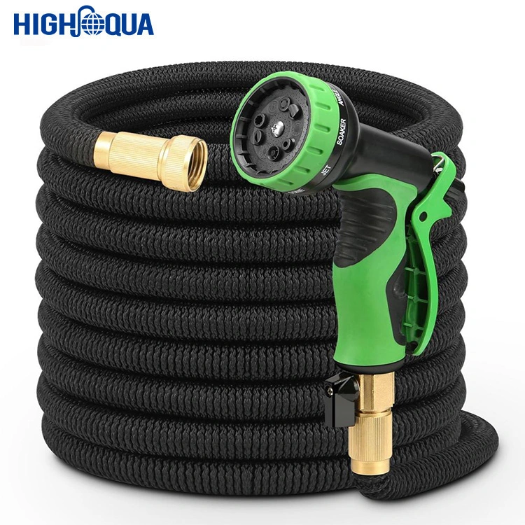 Three Times Extension 3/4 Inch Garden Hose with Quick Connectors