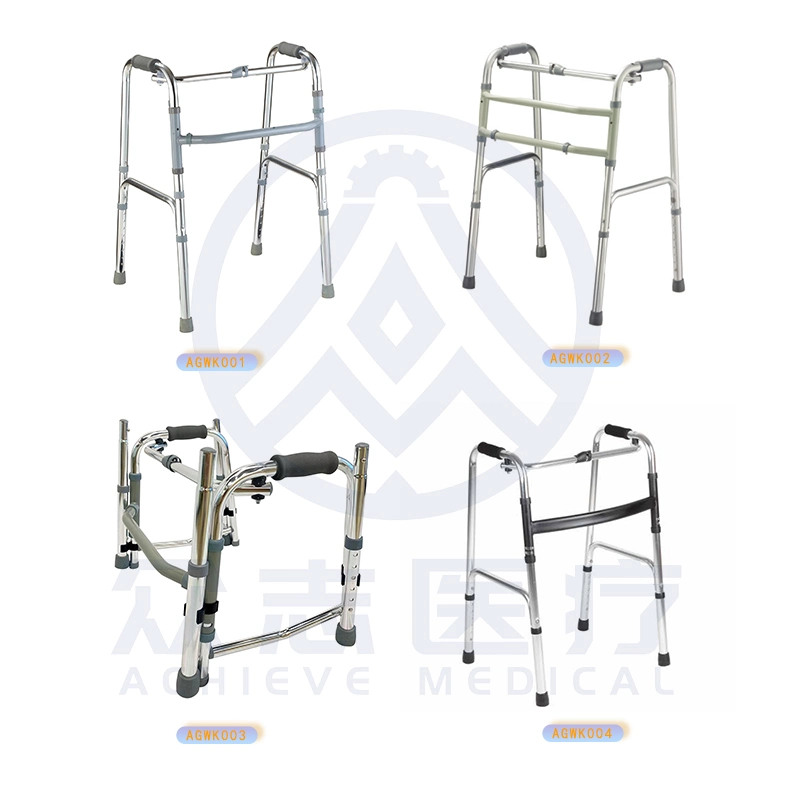 Aluminum Folding Walker with Wheels Forearm Rollator Walkers