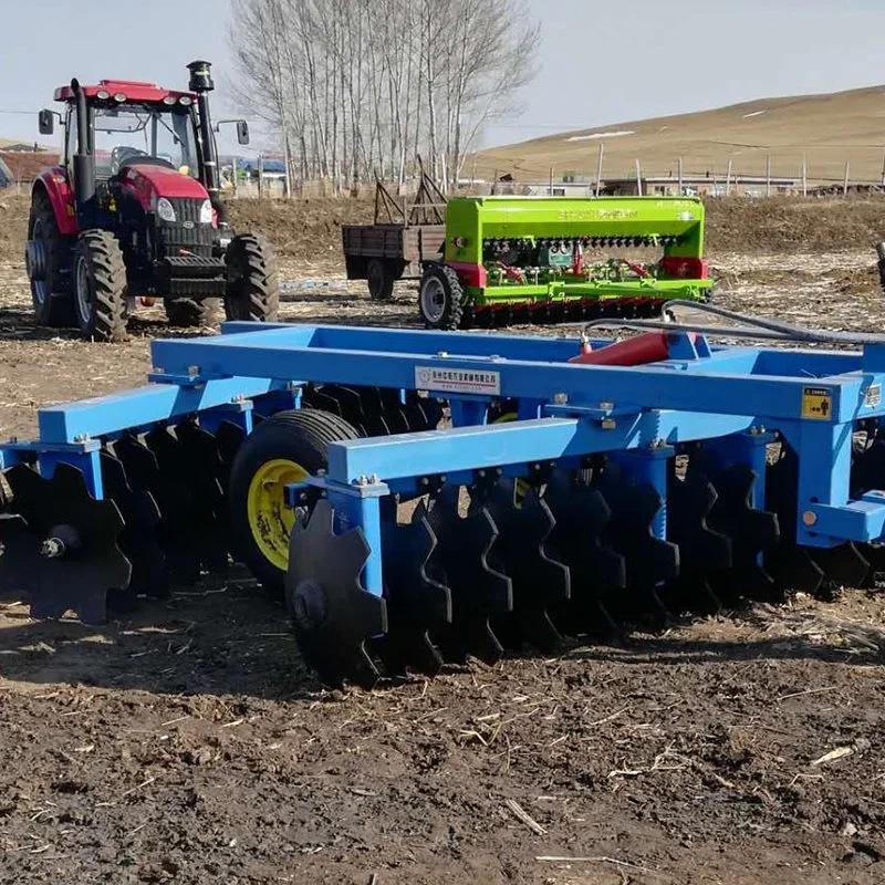 Herse à disque hydraulique de machines agricoles 28 Harrows lourds à vendre Correspondance de tracteur 70-180 ch