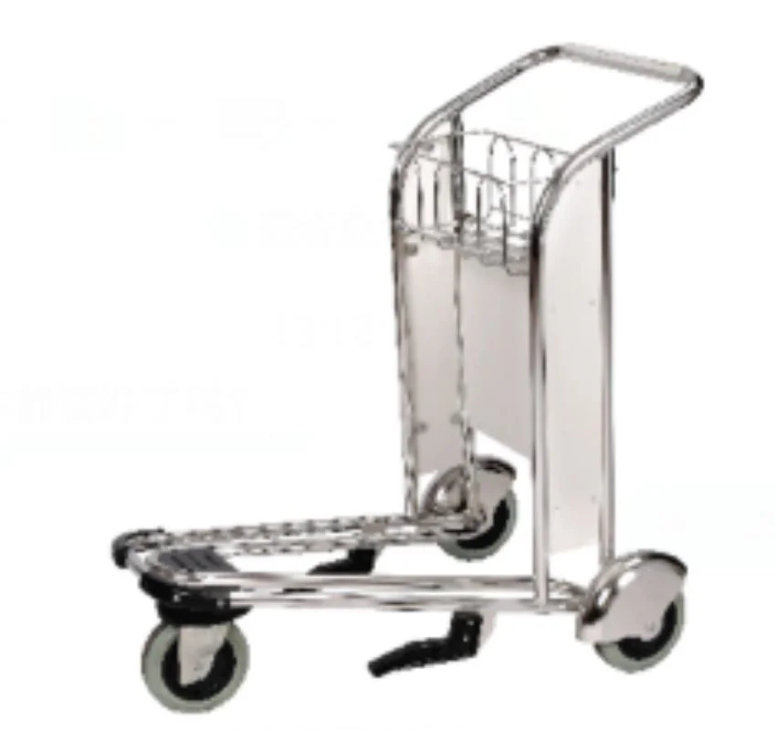 Good Quality Airport Luggage Carts, Carry Luggage, Luggage Cart Silver Gold Steel