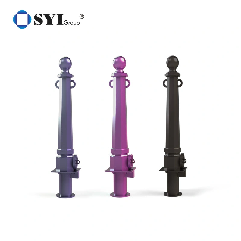 Syi Road Safety Cast Iron Traffic Street Barrier Bollard