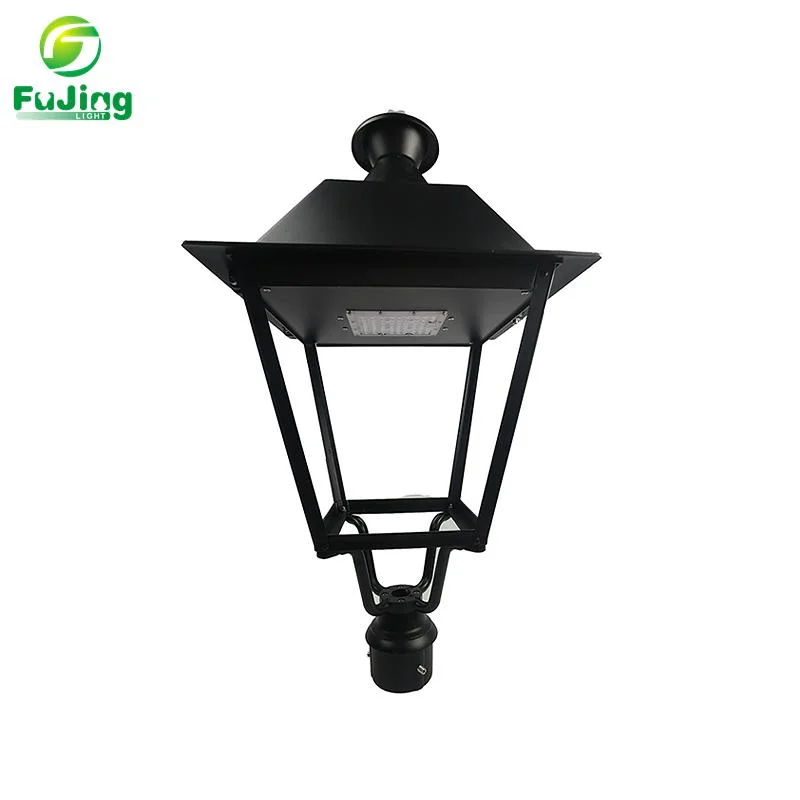 Klassische Vintage LED Top Post Laterne Aluminium Gartenleuchte