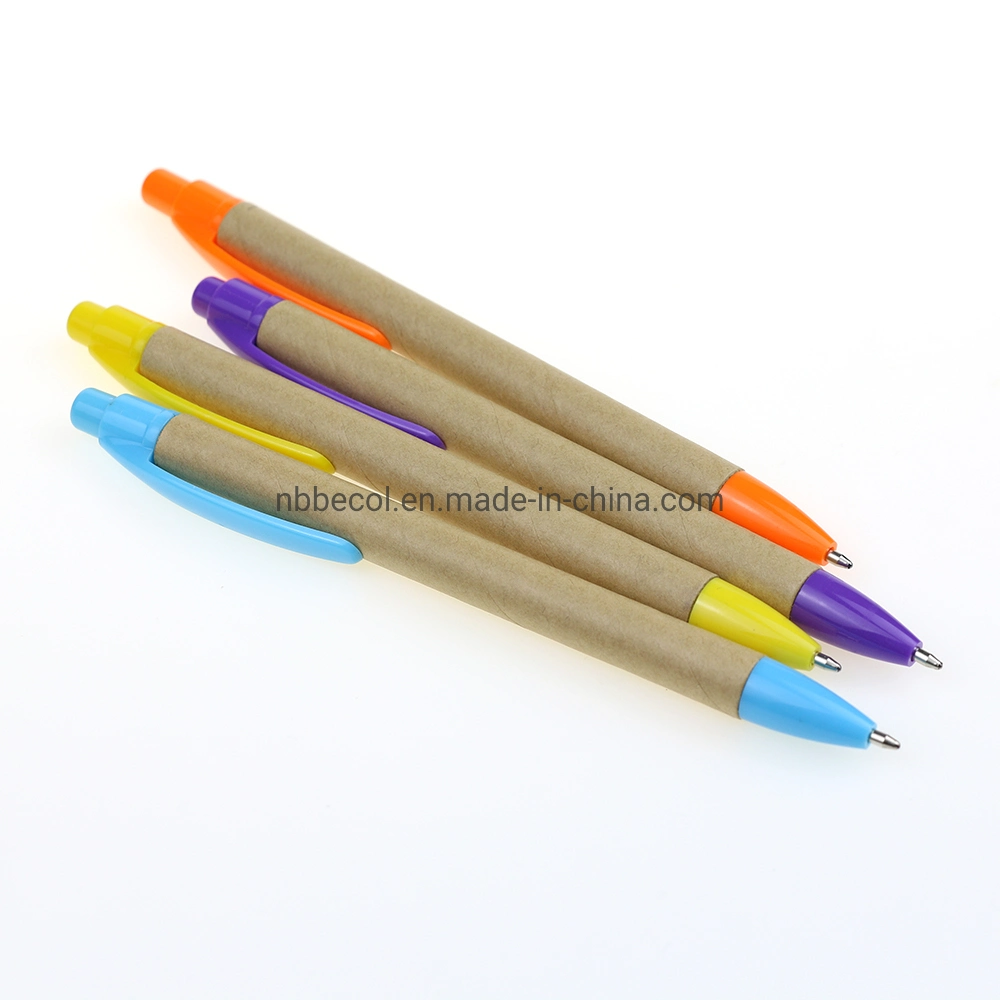 Recycled Paper Ball Pen Eco-Friendly Ballpoint Pen with Cheap Price