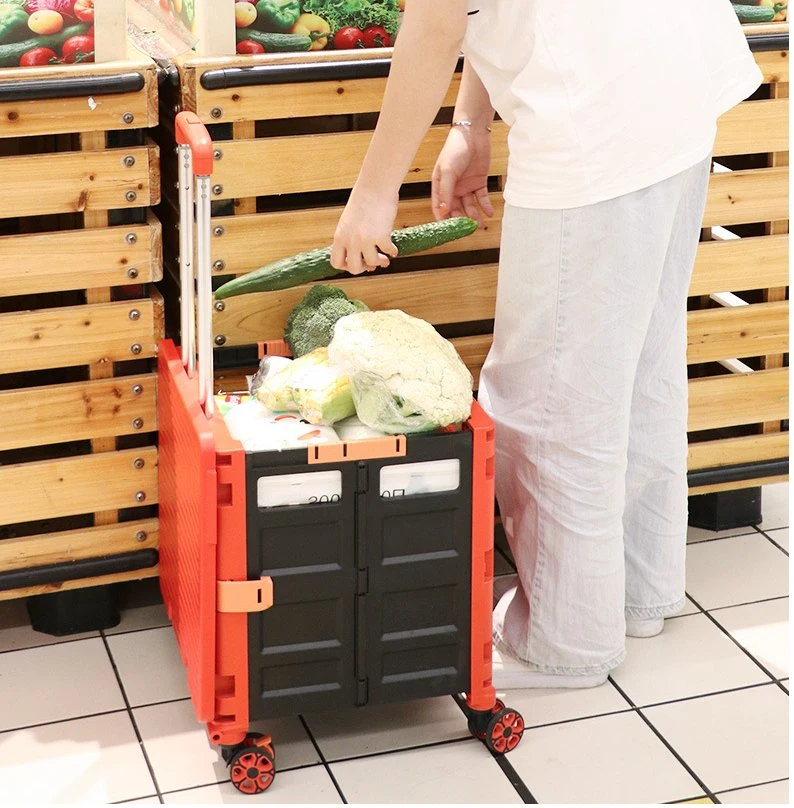 Carrito de Compras carrito plegable para ancianos supermercado tienda de comestibles