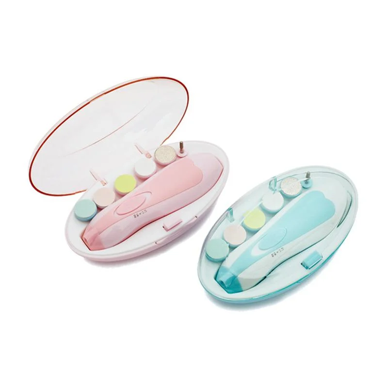 Bebé eléctrica Corta Uñas el cuidado infantil Caja Set de Manicura Nail Clipper cortador eléctrico Baby Nail File