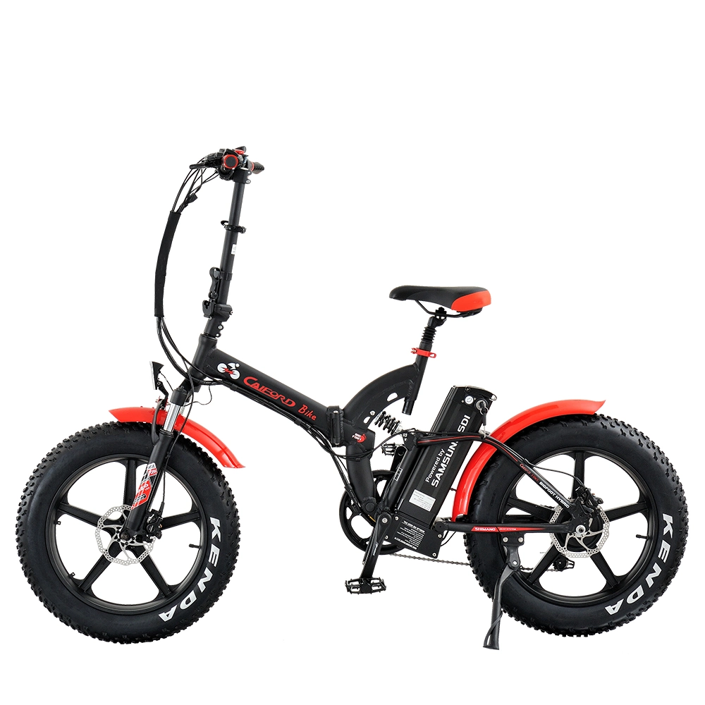 48V 20ah 500W 20inch Fat Type Trottinette Electric Bicycle with Mini Motor Electric Moped Sepeda Listrik 20inch Foldable