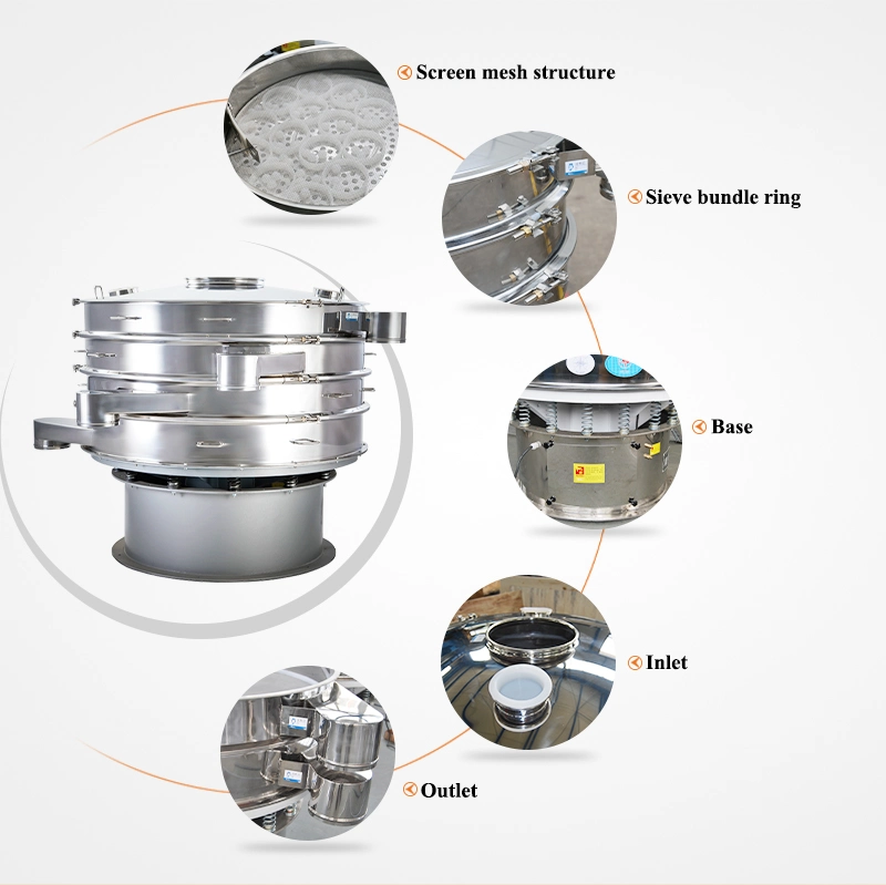 Порошковый химический обпорок для обустройства градационного устройства круговое вращающееся вибрационный сито