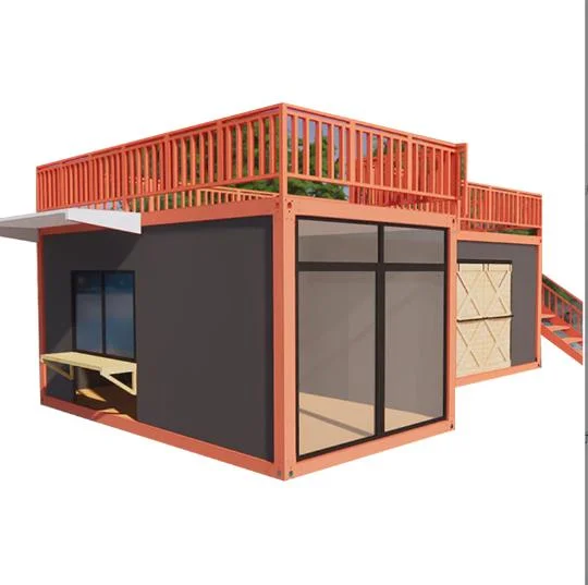 China Luxury Seaside Container Villa Removable Container House Prefabricated Modular Light Steel Villa 20FT