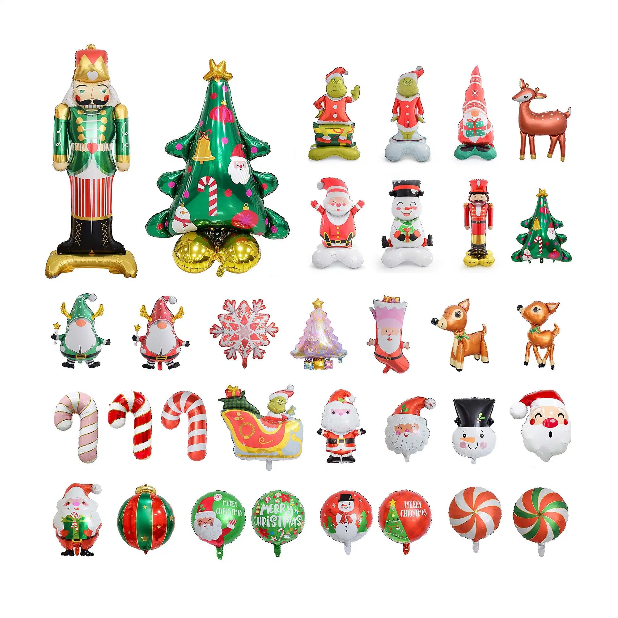 2023 New Design High Quality Merry Christmas Eco Friendly Foil Balloons Wholesale