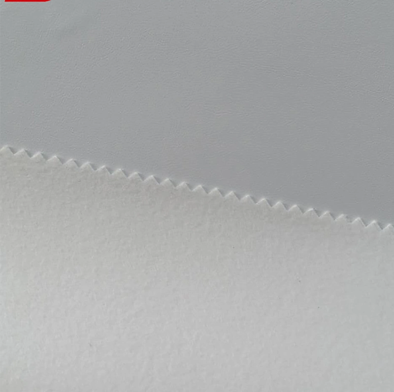 0.8mm Kl-109 Soft White Color PU Synthetic Leather for Gloves