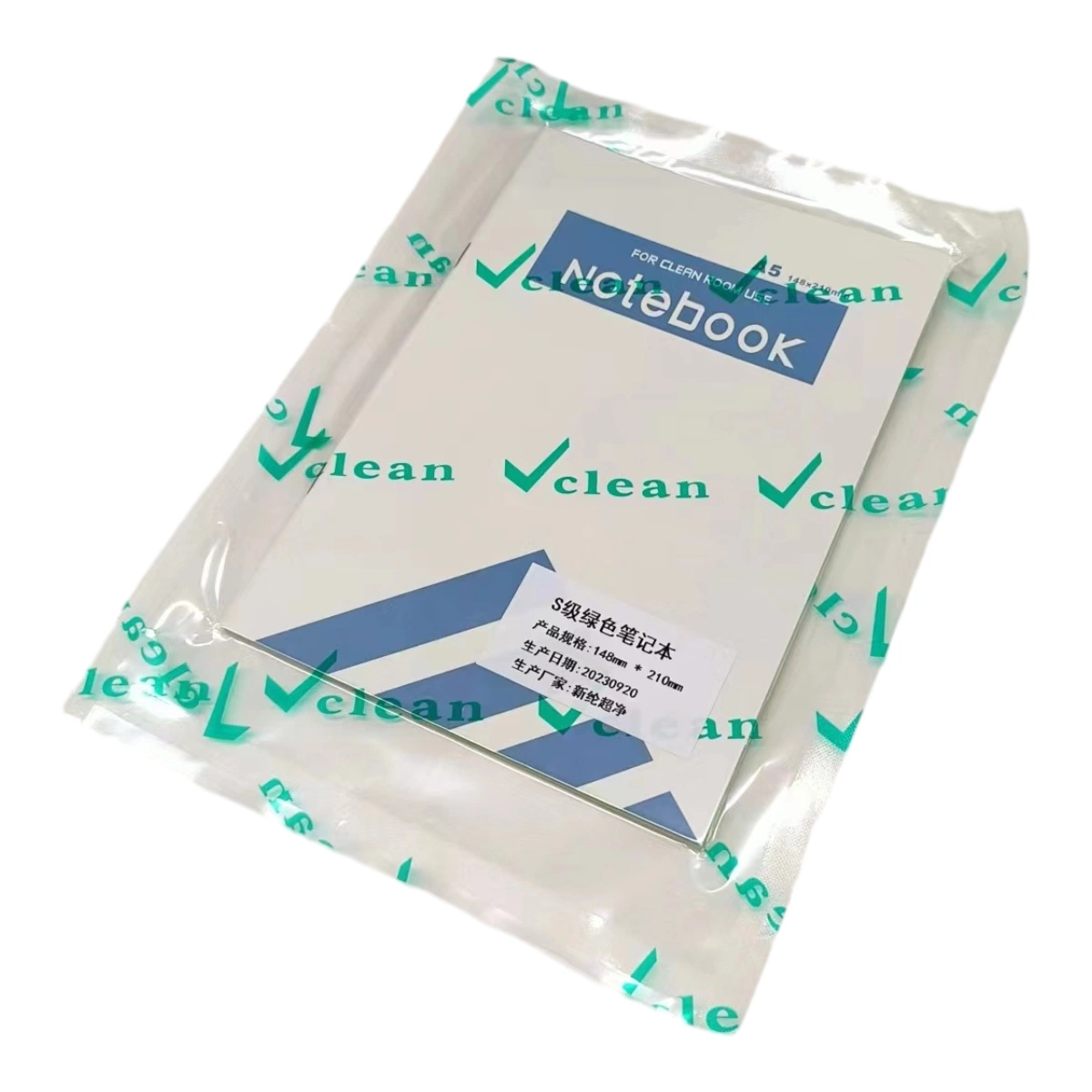 Industrial Cleanroom Notebook Paper Scrap Free A5 Size for Industry