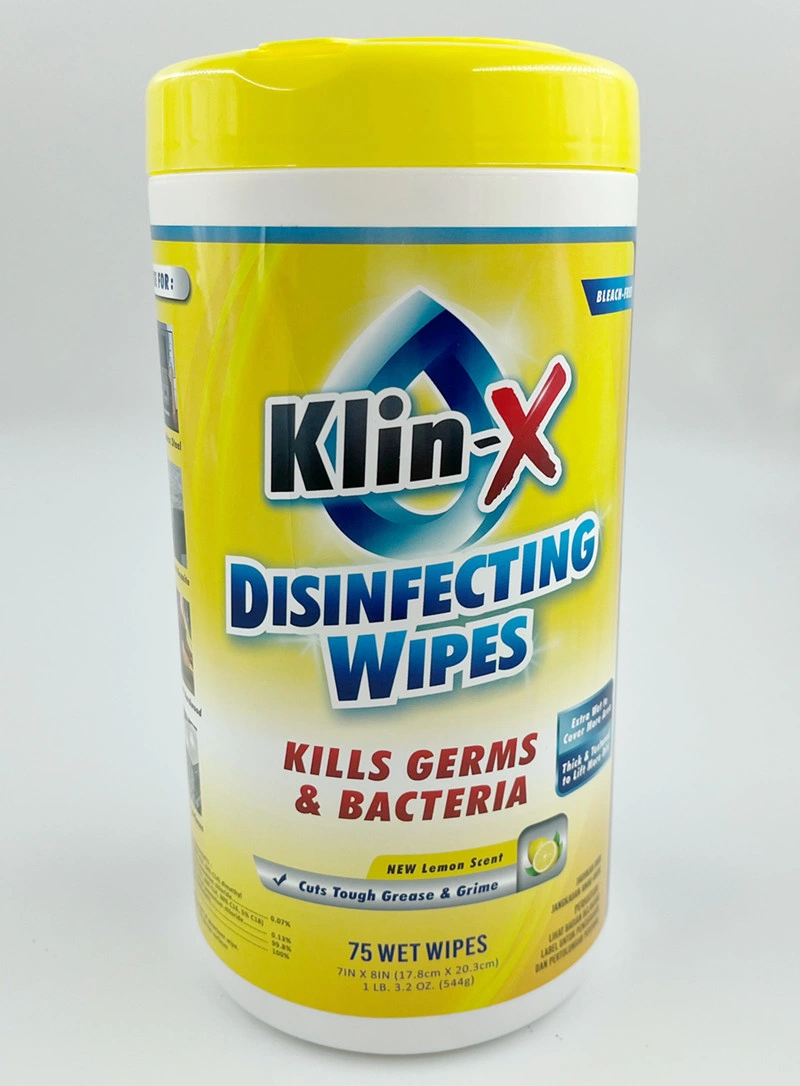 Toalhetes de limpeza descartáveis para uso doméstico diário para desinfecção de toalhetes