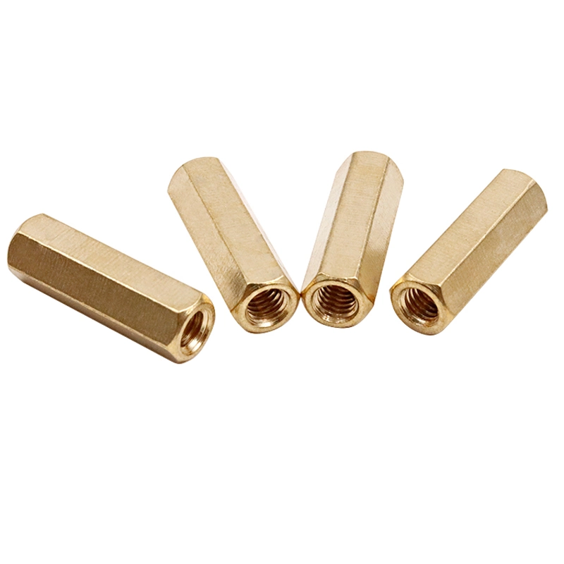 Double Pass Hexagonal Copper Post Flat External Hex Isolation Column M2/M2.5/M3/M4/M5/M6 Copper Pillar