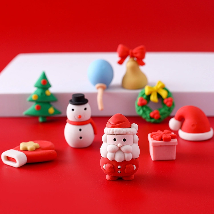 Christmas Eraser Creative Cute Schoolboy Stationery Gifts Kids Cartoon Prize Christmas Gifts