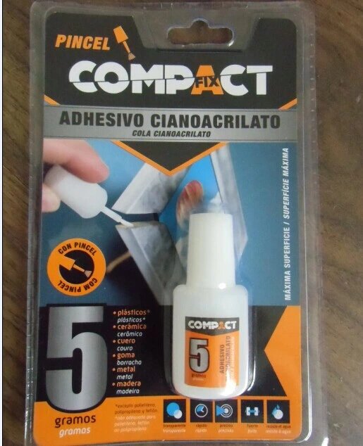 High Strong Super Glue for Plastic Fast Bond 5g Per Bottle