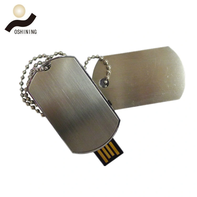 Personalisiertes Memoria Flash Disk Name Tag USB Stick Token angepasst Flash-Laufwerk (USB -MT414)