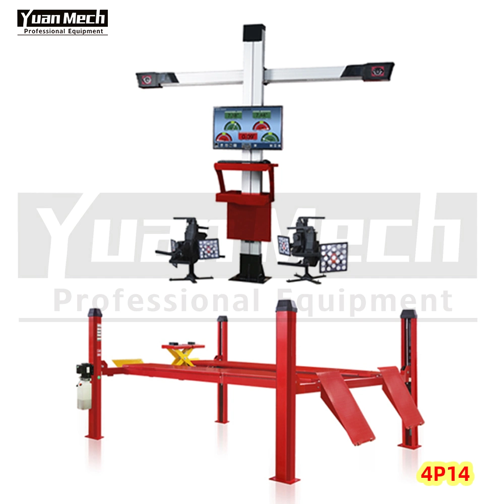 High-Quality Aligner Machine / 3D Wheel Alignment /Four Post Car Lift Use with Alignment Machine for Garage