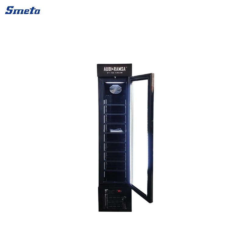 Commercial Shop Supermarket Upright Chiller Showcase Beverage Cooler Showcase