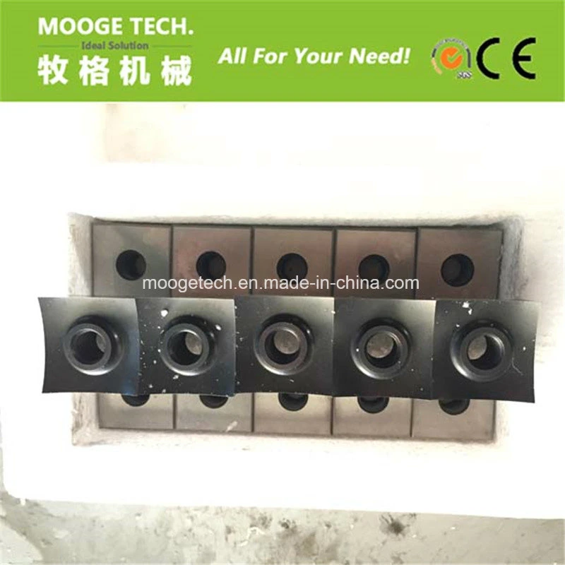 Waste plastic single shaft shredder blade