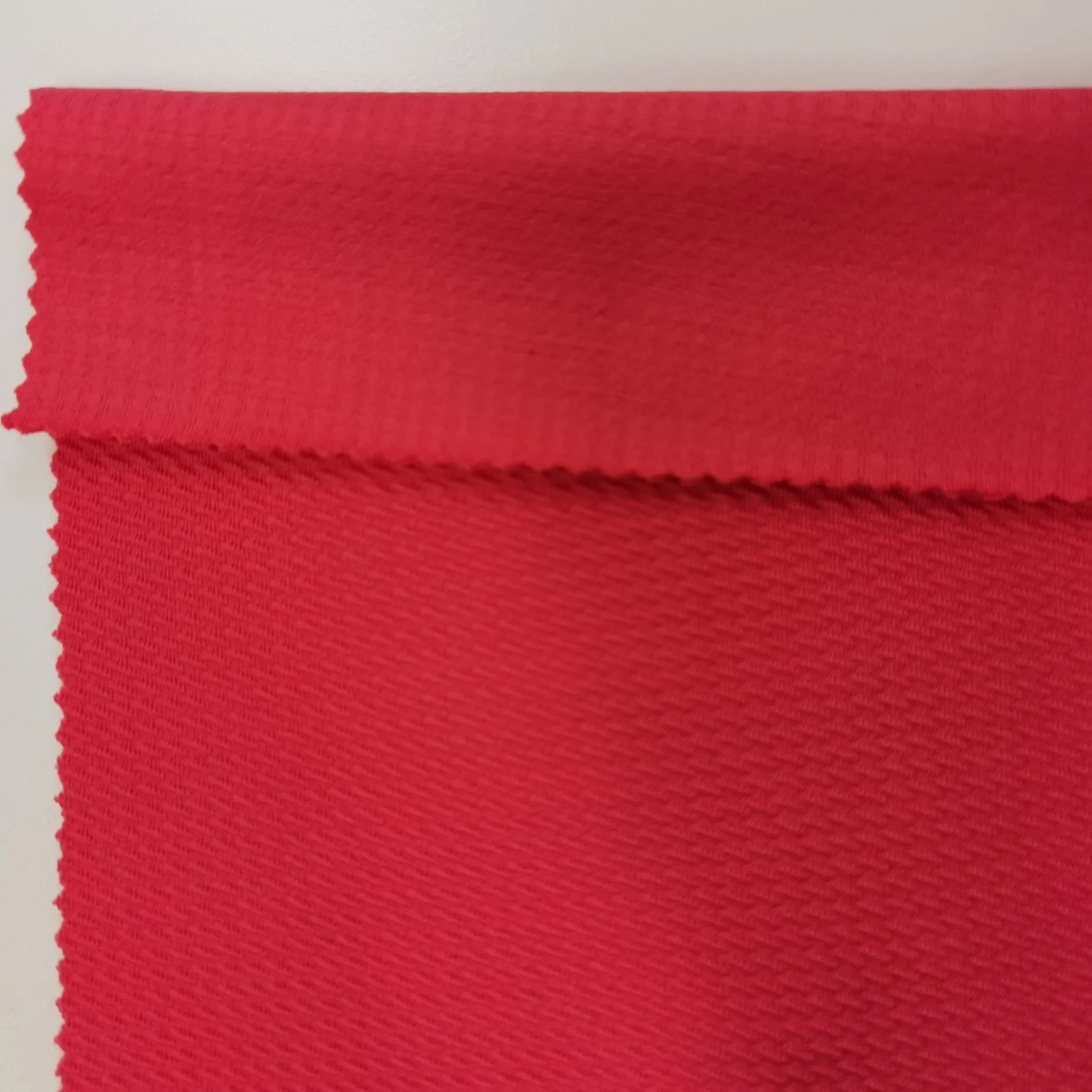 Customized Polyester Stretch Knitted Jacquard Jersey Clothing Fabric Sweater Soft Knit Stretch Cloth Material