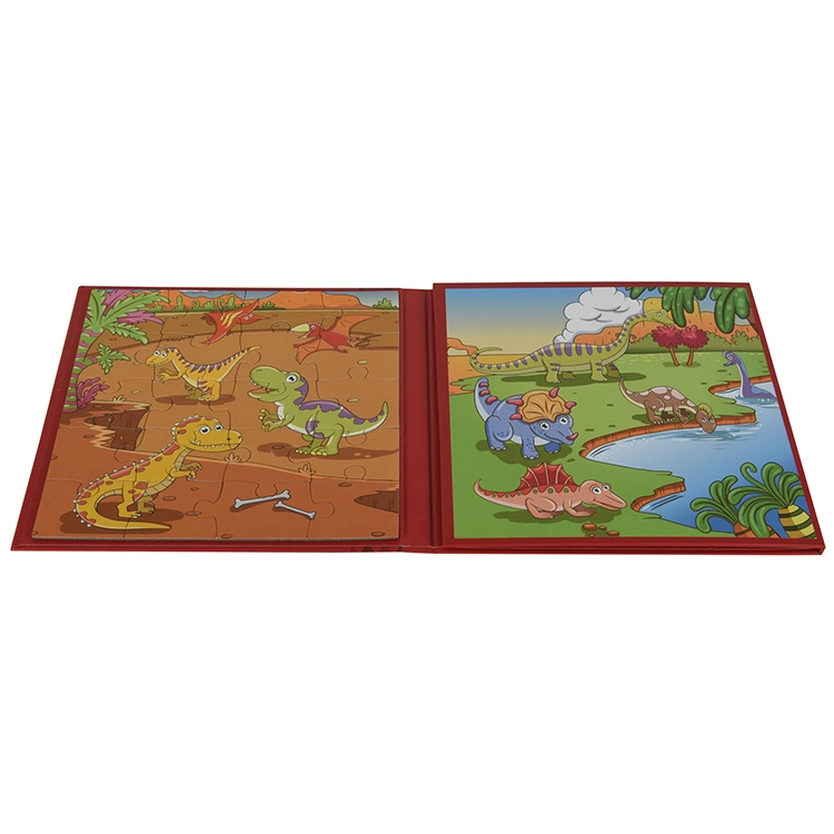 Custom Wooden Kids Children Educational Toys Logical Thinking Games Magnetic Puzzle Book