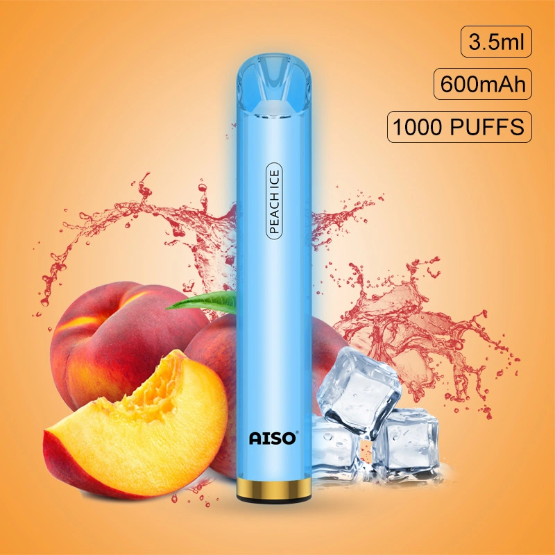 2022 Factory Aiso LED 1000 EGO 510 Disposable Puff Ecig with OEM/ODM