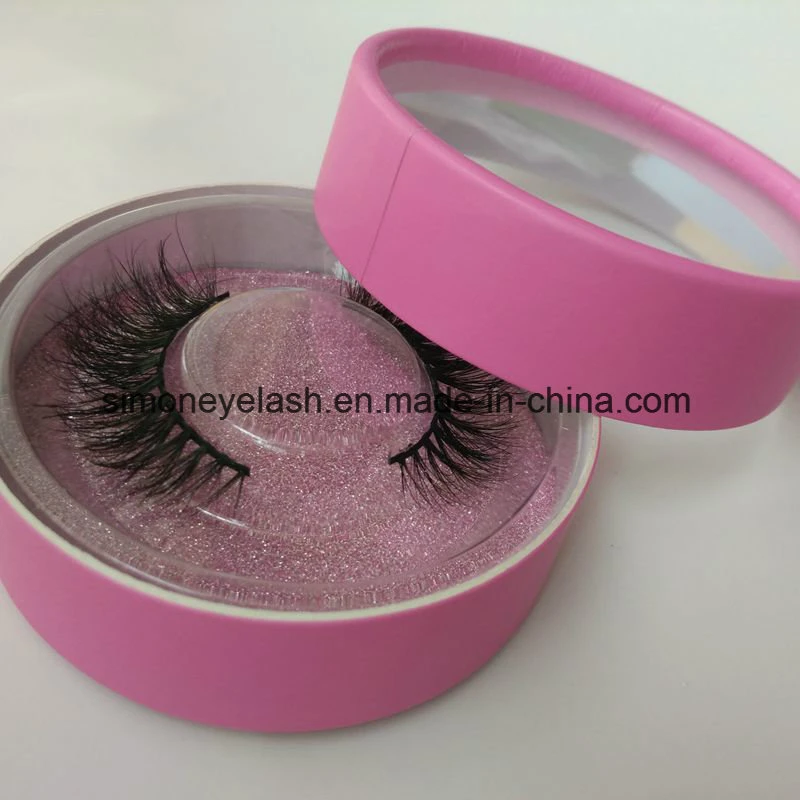 Cosmetic Box Packaging Beauty Eyelash Box with Round Window