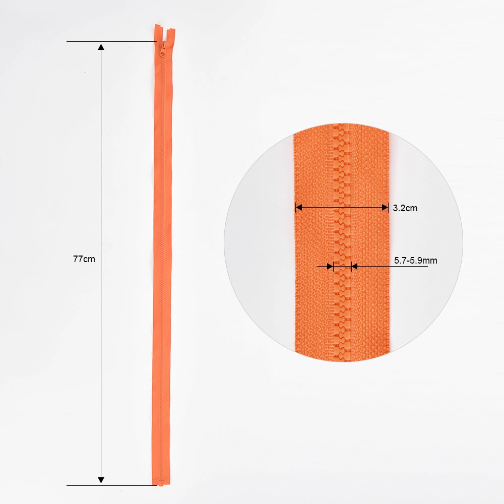 Bunte #5 Custom Länge Open End Garment Reißverschluss Harz Reißverschluss Reißverschluss Aus Kunststoff