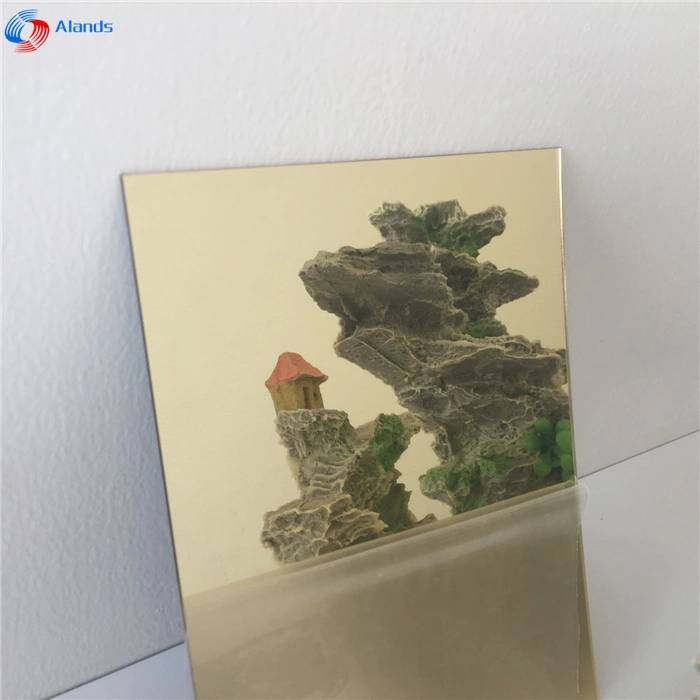 1mm Gold Acrylic Mirror Sheets for Decoration