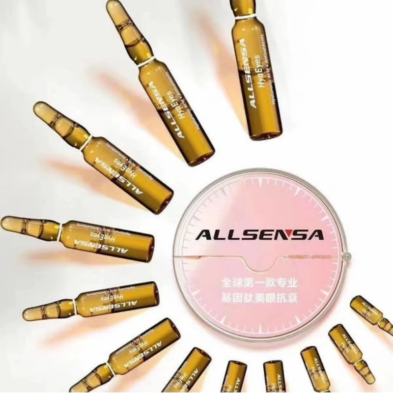 Spain Allsensa Hyaeyes Antioxidants Periocular Gene Peptide for Dark Eye Circle Eyebag Eye Wrinkles Removal Collagen Long Lasting