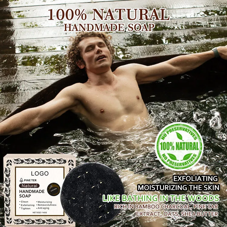 100% Natural Orgánico uso de jabón de baño como para hombres mujeres