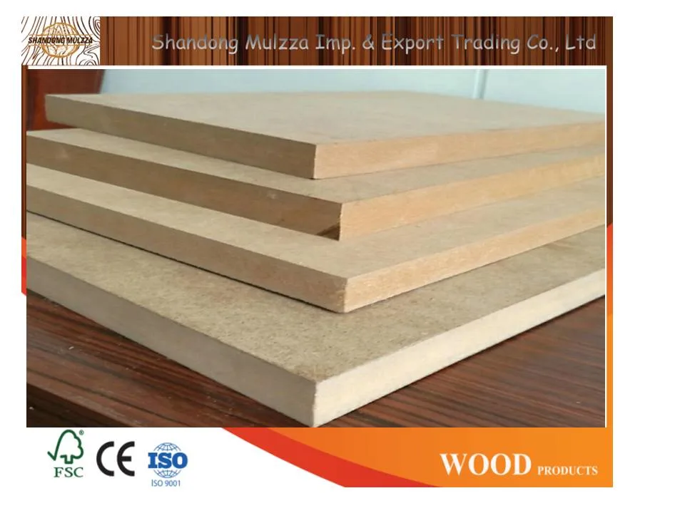 Cheap Natural Veneer/Melamine Laminated MDF/HDF Board for Furniture