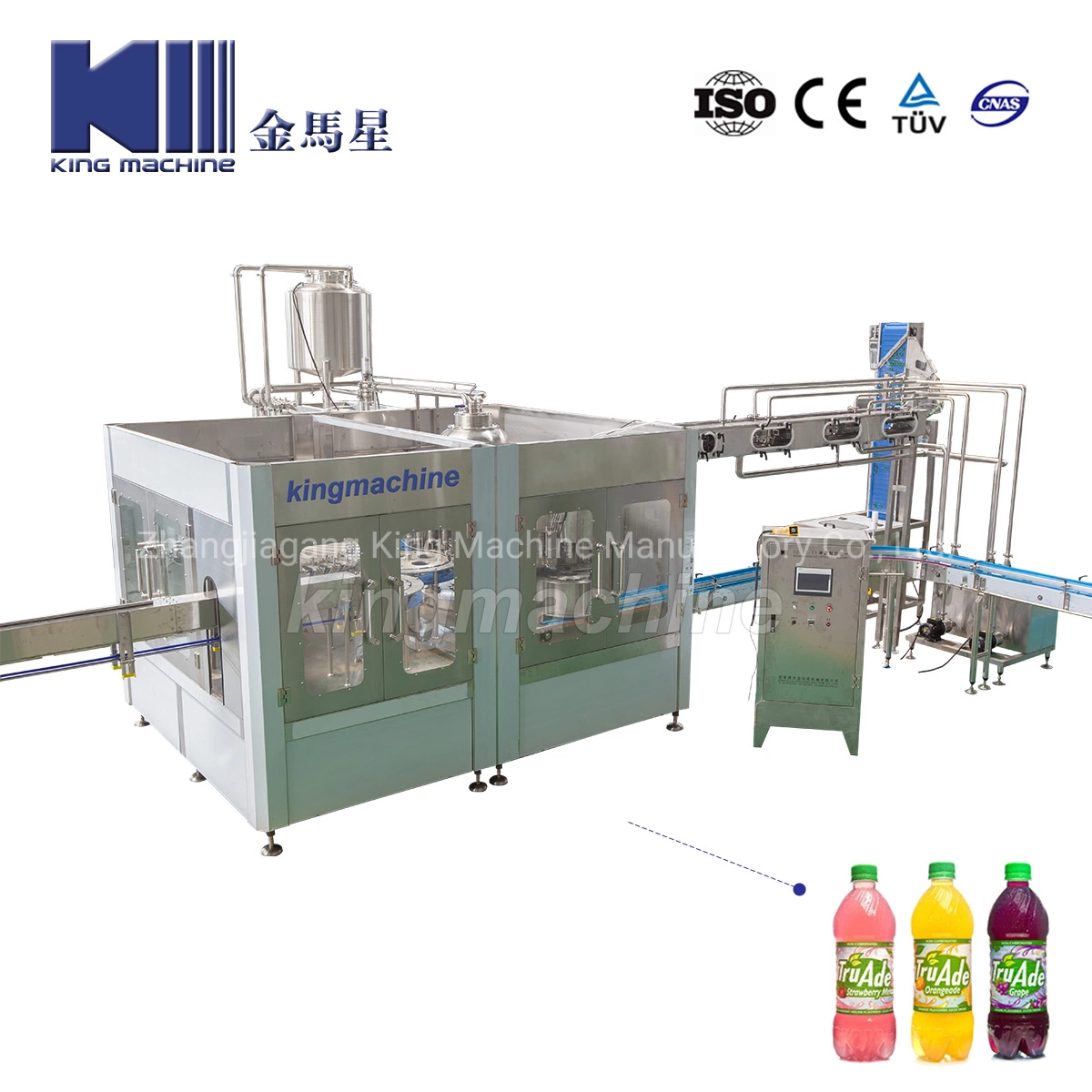 Fabricante de máquinas de jugo de fruta Zhangjiagang, automática, el jugo de fruta Dispositivo de llenado