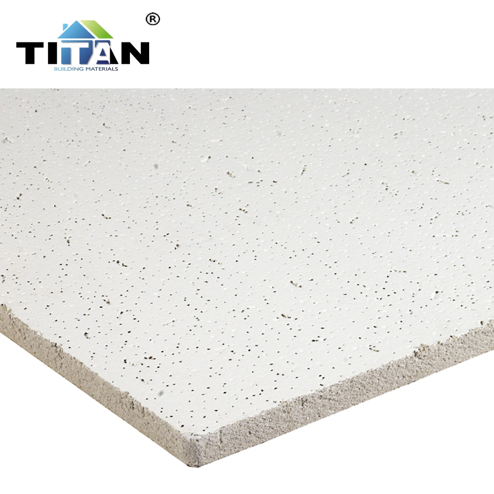 Titan fibre minérale les carreaux de plafond avec base de plâtre