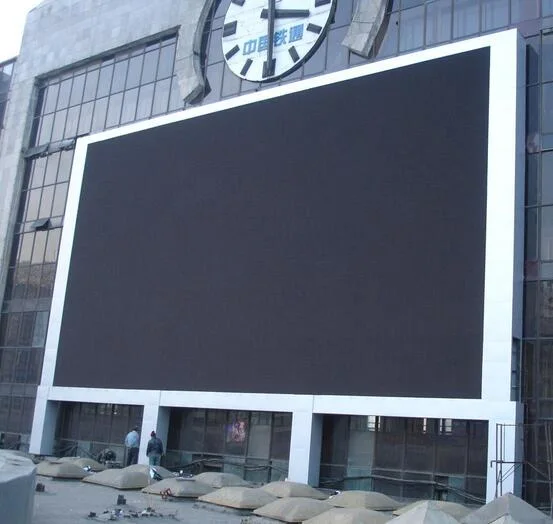 P10 LED Outdoor eletrônico de avisos para TV na parede